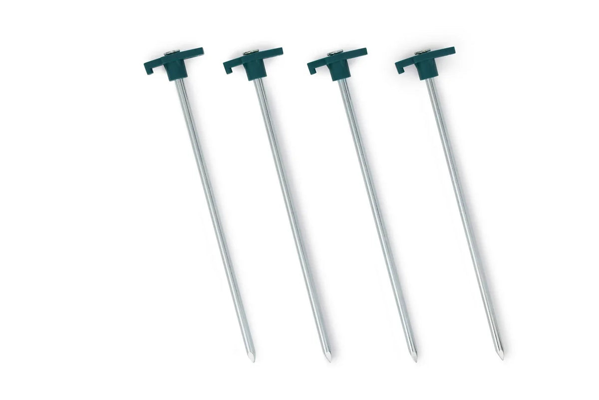 10-In. Steel Tent Stakes
