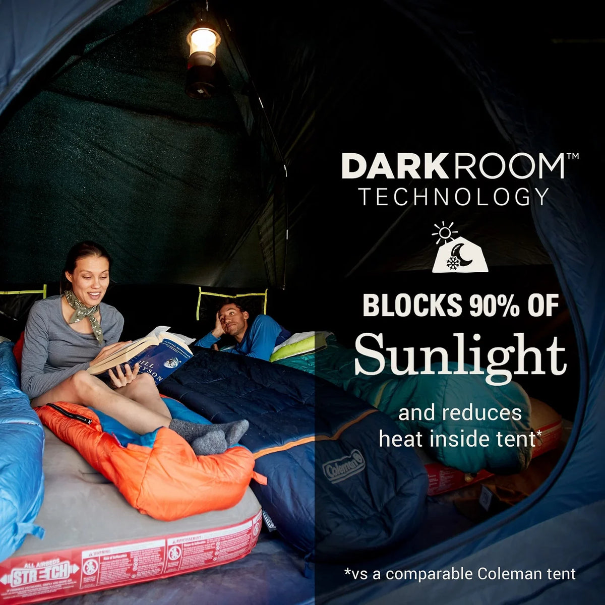 Skydome™ 8-Person Screen Room Camping Tent with Dark Room™ Technology